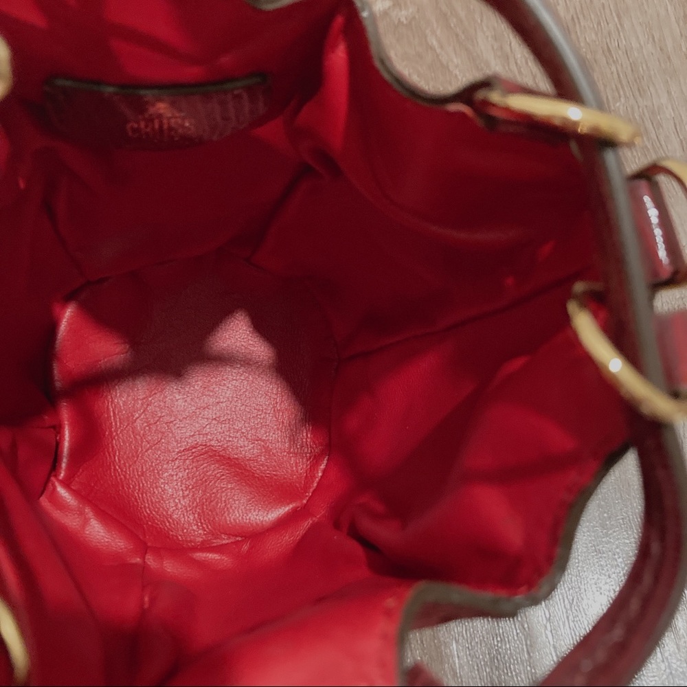 Mark cross suede leather bucket pouch - Picture 4 of 7